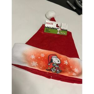 Snoopy Santa Hat Christmas Holiday Peanuts New